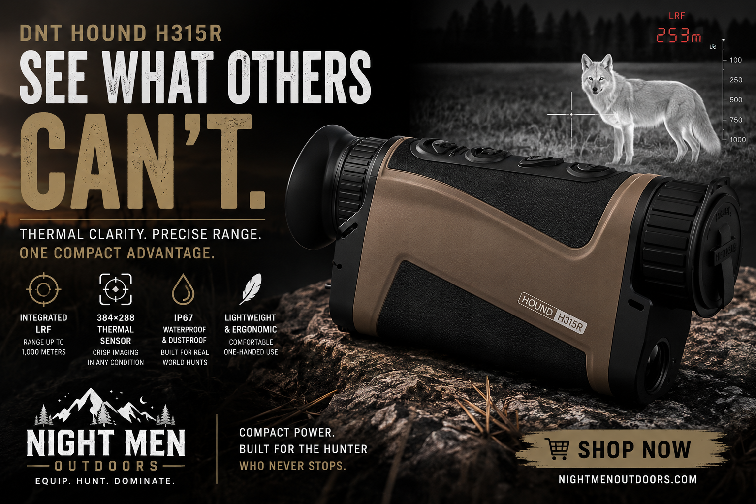 The Thermal Upgrade Most Hunters Wish They Made Sooner: Inside the DNT Hound H315R | Night Hunting Missouri | Jefferson City Missouri