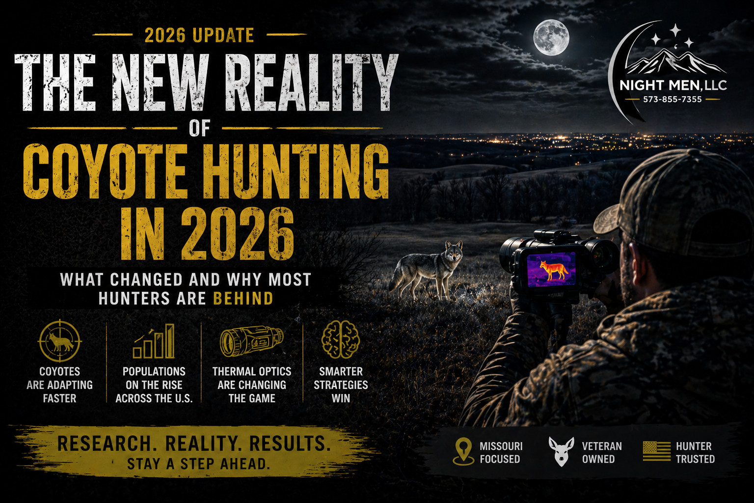 The New Reality of Coyote Hunting in Mid-Missouri 2026: What Changed and Why Most Hunters Are Behind