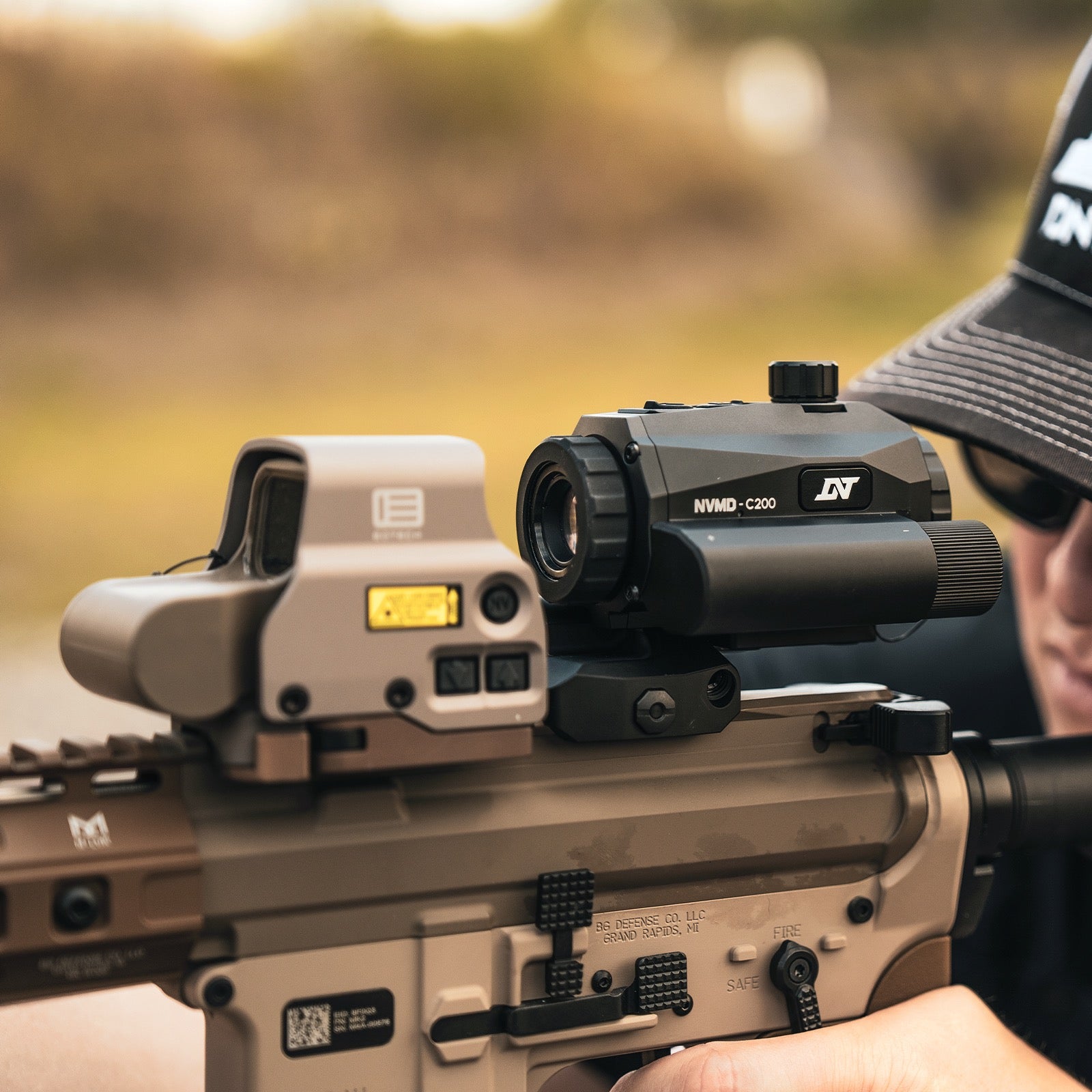 DNT NVMD C200 Night Vision Multi Purpose Device- Red Dot Magnifier, Standalone Scope, Clip on, Action Camera
