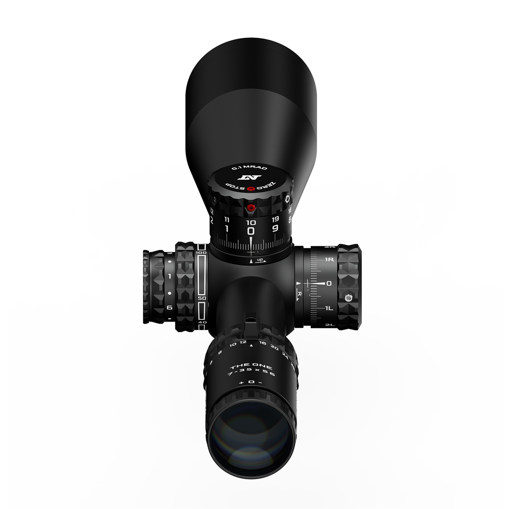 TheOne 7-35×56 FFP Illuminated Reticle with Zero Stop MOA