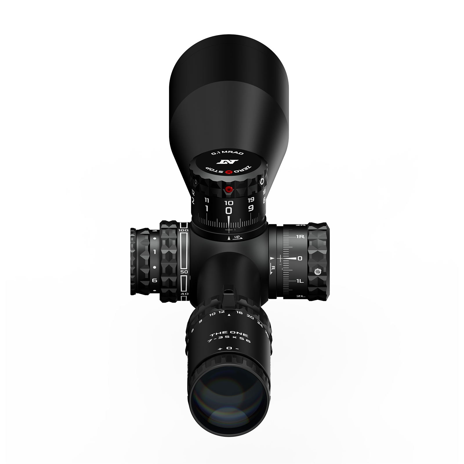 TheOne 7-35×56 FFP Illuminated Reticle with Zero Stop MOA